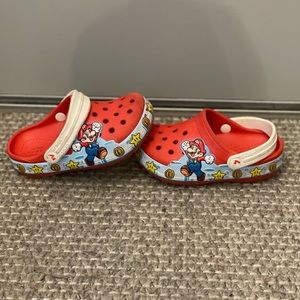 Mario Crocs toddler